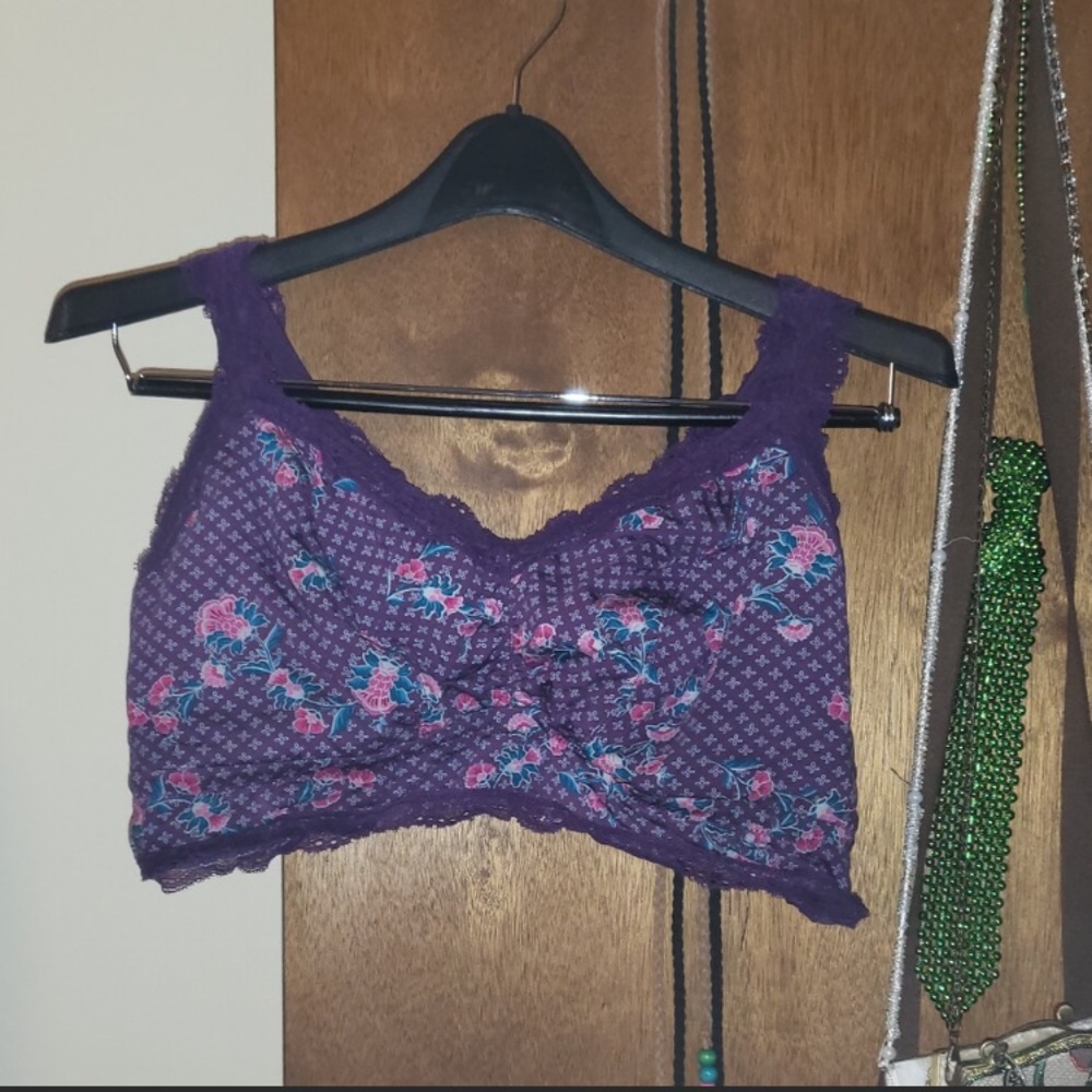 EUC Amoureuse purple bralette 46C
